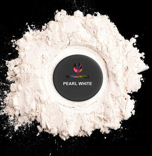 Pearl White Mica Powder for Epoxy Resin 56g / 2oz. Jar - TECHAROOZ 2 Tone Resin Dye Color Pigment Powder for Lip Gloss, Nails, Colorant for Slime Bath Bombs Soap Making & Polymer Clay