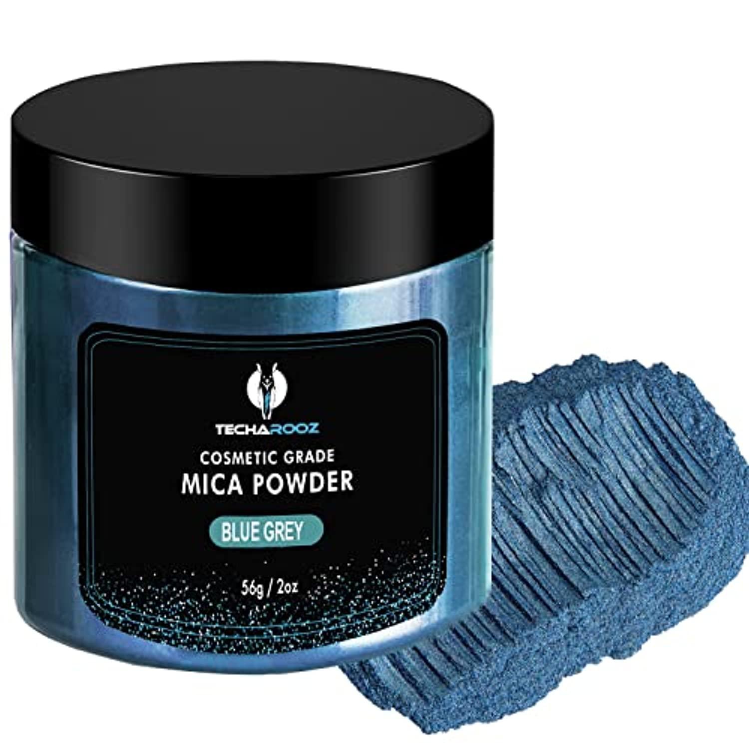 Blue Grey Mica Powder for Epoxy, Soap Making, candles 56g / 2oz. Jar