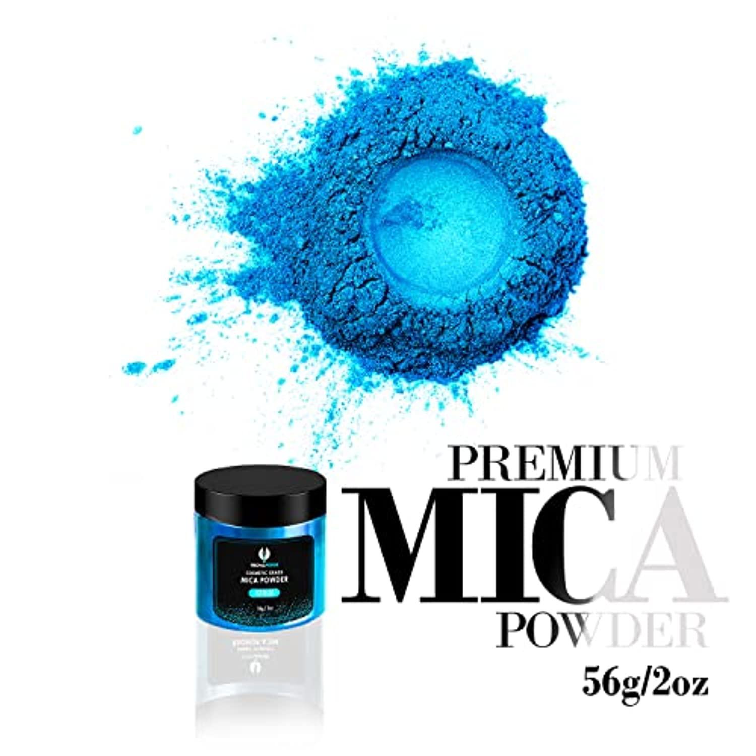 Ice Blue Mica Powder for Epoxy Resin 56g / 2oz. Jar Techarooz 2 Tone Resin  Dye Color Pigment Powder for Lip Gloss, Nails, Colorant for Slime Bath
