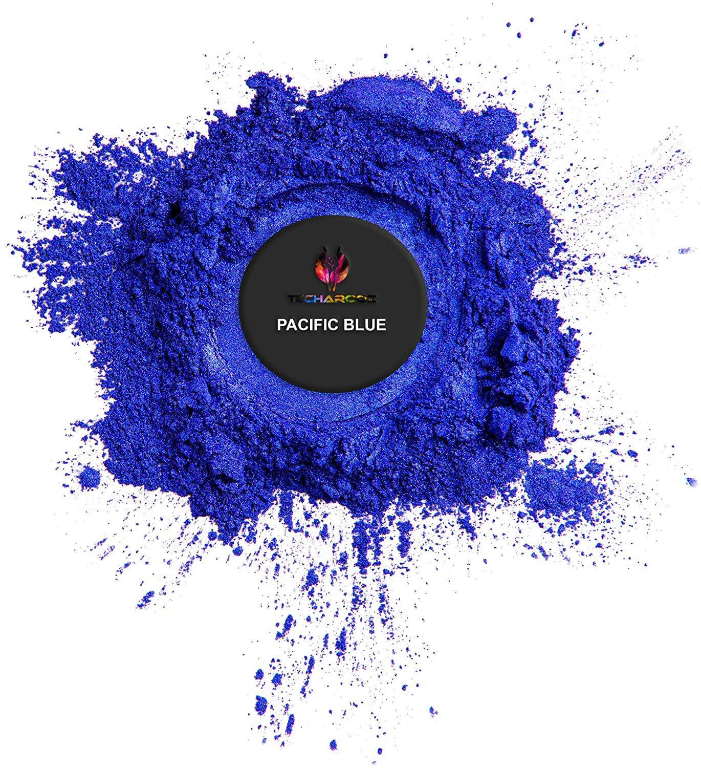 TECHAROOZ Cyan-Blue-Purple 40g- Chameleon Mica Powder Color Shift Mica  Powder, Holographic Glitter for UV & Epoxy Resin Supplies, Eyeshadow,  Acrylic