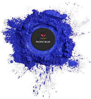 Blue Mica Powder for Epoxy Resin 56g / 2oz. Jar - TECHAROOZ 2 Tone Resin Dye Color Pigment Powder for Lip Gloss, Nails, Colorant for Slime Bath Bombs Soap Making & Polymer Clay